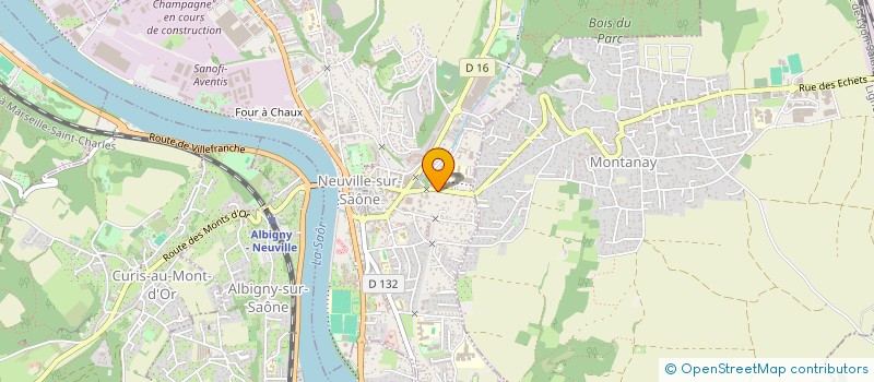 localisation de l'entreprise CONCEPT BOIS PC  NEUVILLE SUR SAONE