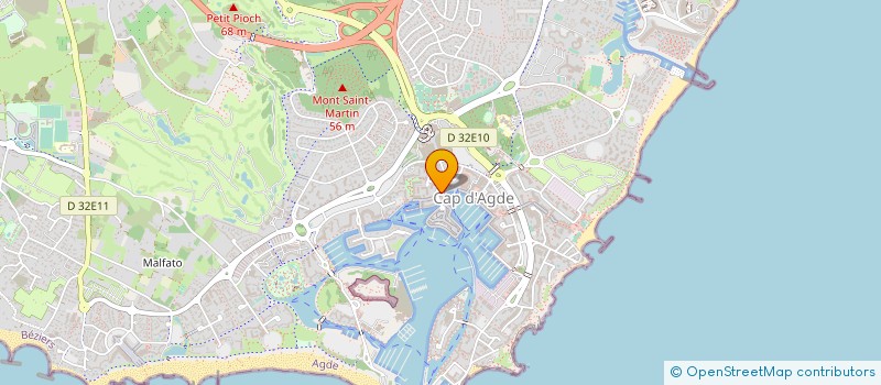 localisation de l'entreprise CONCEPT BT  AGDE