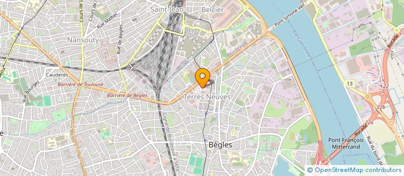 localisation de l'entreprise CONCEPT BTP à BEGLES
