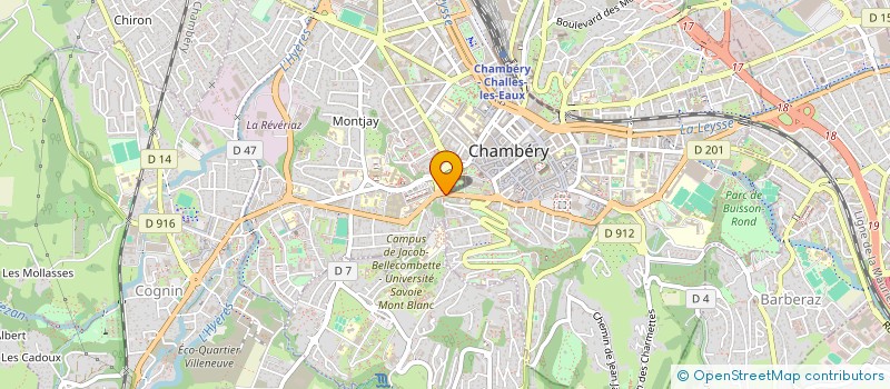 localisation de l'entreprise CONCEPT BTP  CHAMBERY