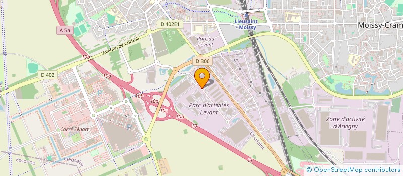 localisation de l'entreprise CONCEPT BUREAU à LIEUSAINT