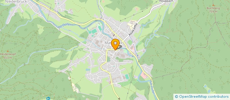 localisation de l'entreprise CONCEPT'BURO  MASEVAUX-NIEDERBRUCK