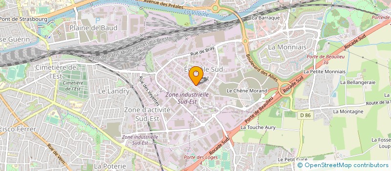 localisation de l'entreprise CONCEPT CADRE CREATIF  CESSON-SEVIGNE