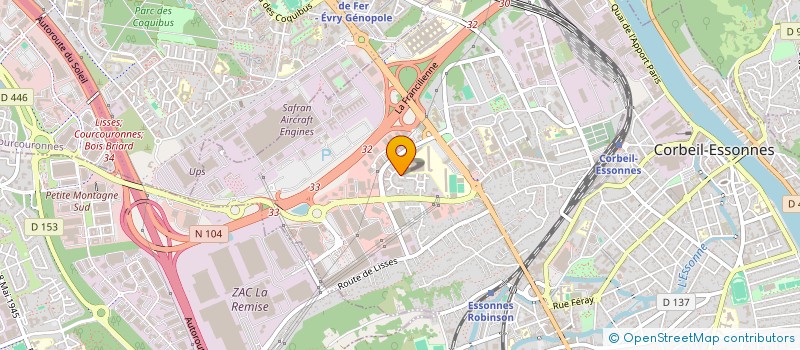 localisation de l'entreprise CONCEPT CAFE à CORBEIL-ESSONNES