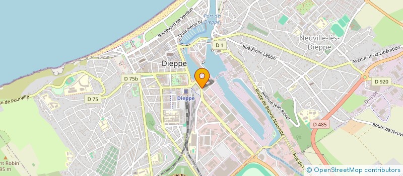 localisation de l'entreprise CONCEPT CAR  DIEPPE