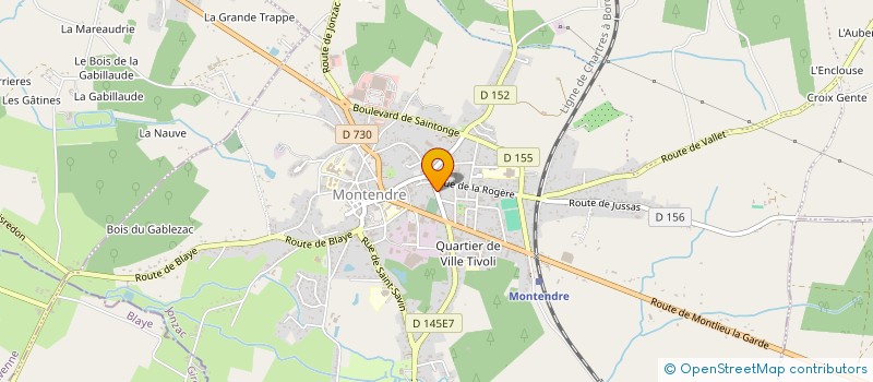 localisation de l'entreprise CONCEPT CAR AUTOMOTIVE  MONTENDRE