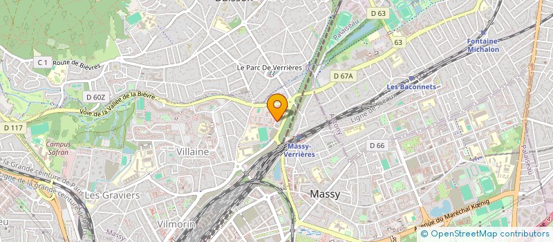 localisation de l'entreprise CONCEPT CAR'S 91  MASSY