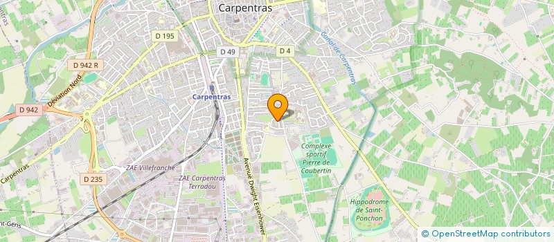 localisation de l'entreprise CONCEPT CARRELAGE à CARPENTRAS