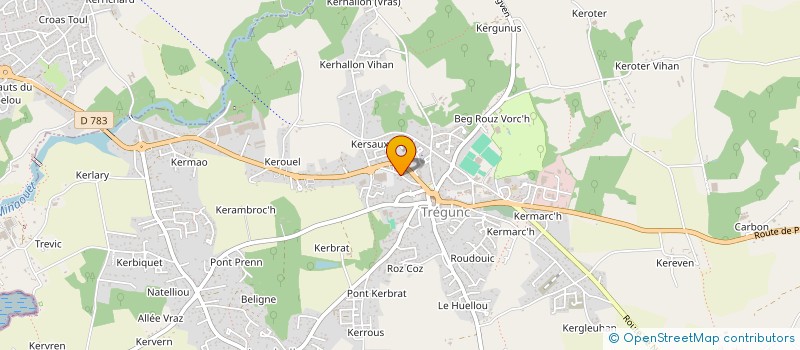 localisation de l'entreprise CONCEPT CARRELAGE  CONCARNEAU