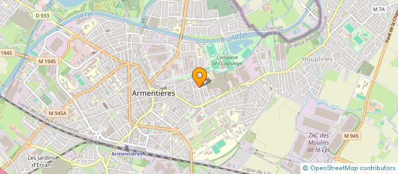 localisation de l'entreprise CONCEPT CARS  ARMENTIERES