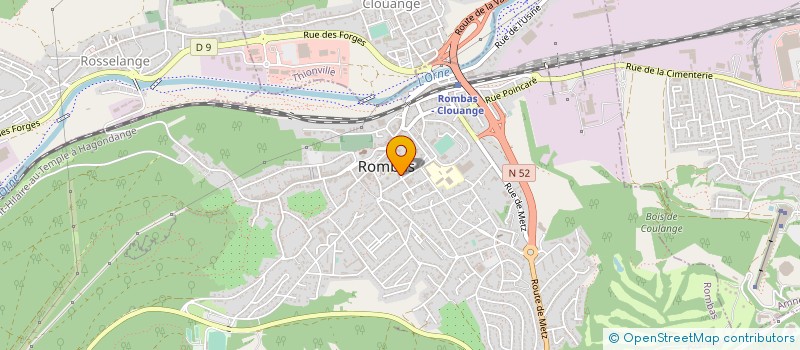 localisation de l'entreprise CONCEPT CHAUFFAGE  ROMBAS