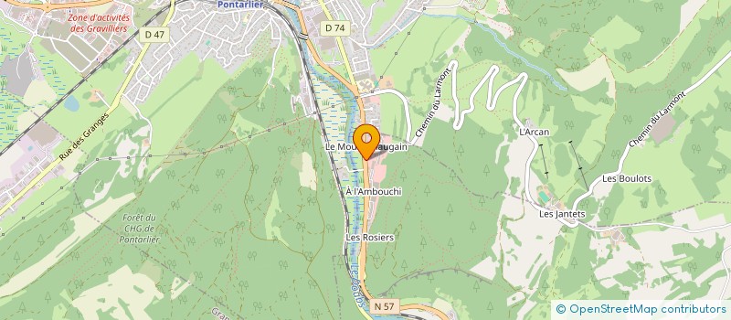 localisation de l'entreprise CONCEPT CLERC  LA CLUSE-ET-MIJOUX