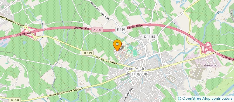 localisation de l'entreprise CONCEPT CLES  SAINT-ANDRE-DE-SANGONIS