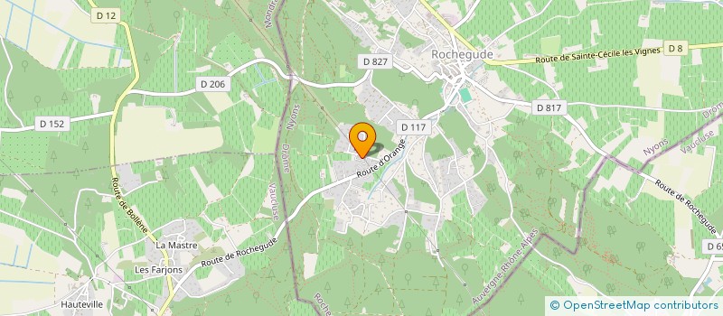 localisation de l'entreprise CONCEPT CLIM CONFORT à ROCHEGUDE