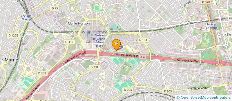 localisation de l'entreprise CONCEPT CLIM ELEC-CCE à NOISY-LE-GRAND