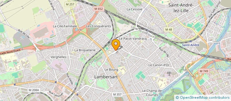 localisation de l'entreprise CONCEPT COIFFURE à LAMBERSART