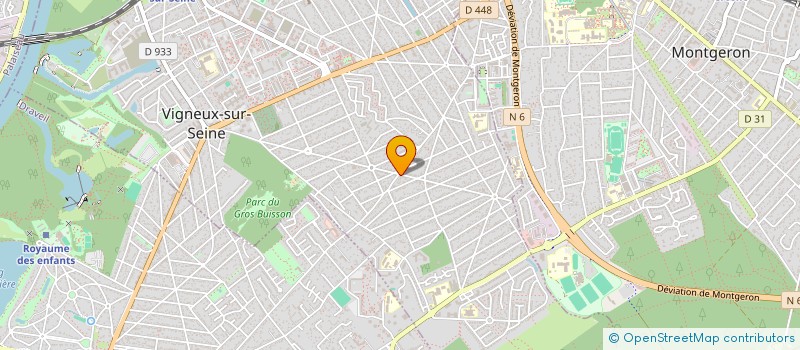 localisation de l'entreprise CONCEPT COIFFURE à VIGNEUX-SUR-SEINE