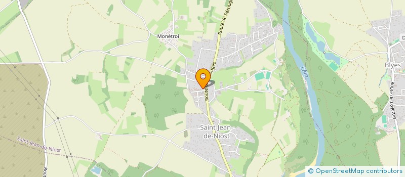 localisation de l'entreprise CONCEPT COIFFURE BY JOY  SAINT-JEAN-DE-NIOST