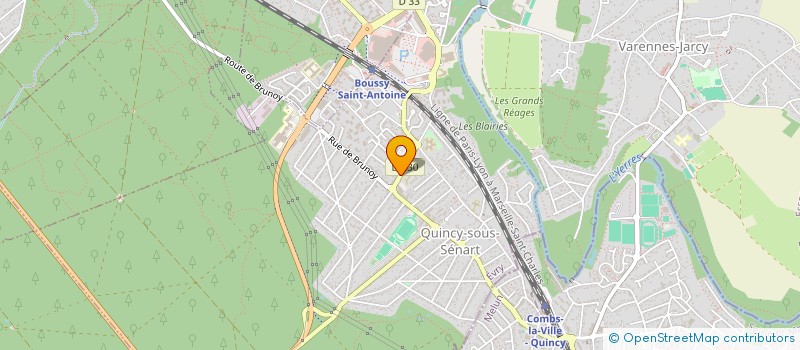 localisation de l'entreprise CONCEPT COIFFURE QUINCY à QUINCY-SOUS-SENART
