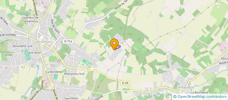 localisation de l'entreprise CONCEPT COLIN  FRONTON