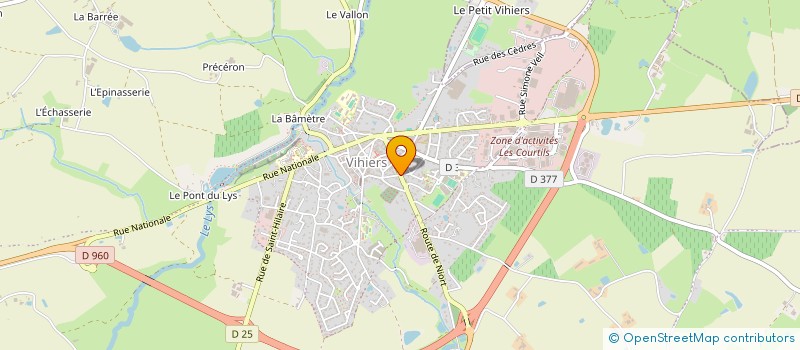 localisation de l'entreprise CONCEPT - COLLECTIVITES à LYS-HAUT-LAYON