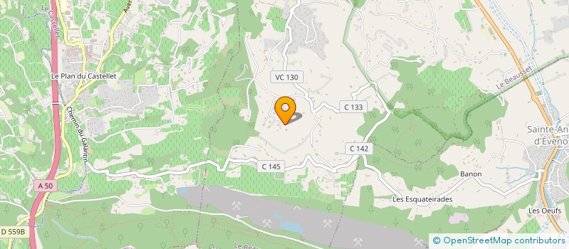 localisation de l'entreprise CONCEPT COM 83  LE BEAUSSET