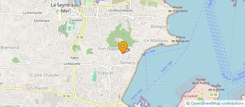 localisation de l'entreprise CONCEPT COMMUNICATION ANALYSE JURAIN à LA SEYNE-SUR-MER