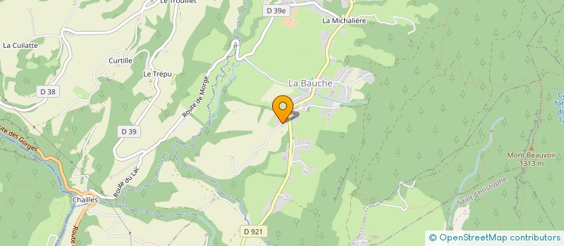 localisation de l'entreprise CONCEPT CONSTRUCTION  LA BAUCHE