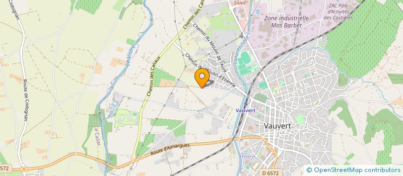 localisation de l'entreprise CONCEPT CONSTRUCTION à VAUVERT