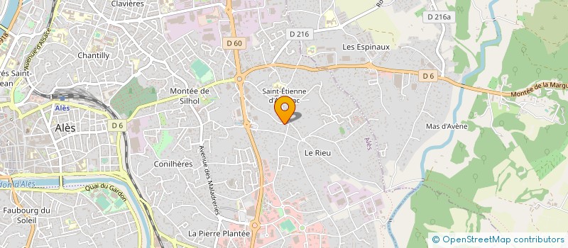 localisation de l'entreprise CONCEPT CONSTRUCTION à ALES