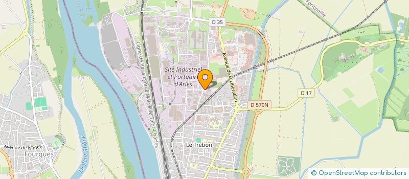 localisation de l'entreprise CONCEPT CONSTRUCTION  ARLES