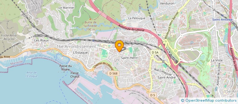 localisation de l'entreprise CONCEPT CONSTRUCTION à MARSEILLE