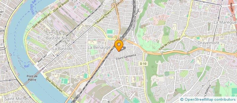 localisation de l'entreprise CONCEPT CONSTRUCTION AMENAGEMENT à CENON