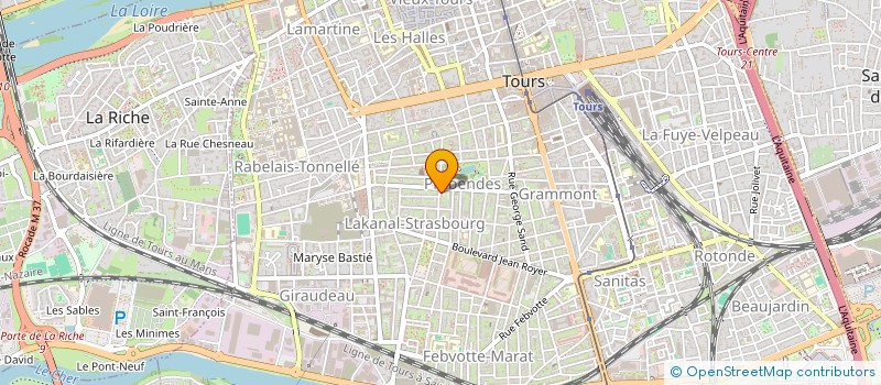 localisation de l'entreprise CONCEPT CONSTRUCTION INVESTISSEMENT à TOURS