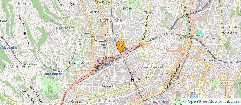 localisation de l'entreprise CONCEPT CONSTRUCTION RENOV à NICE
