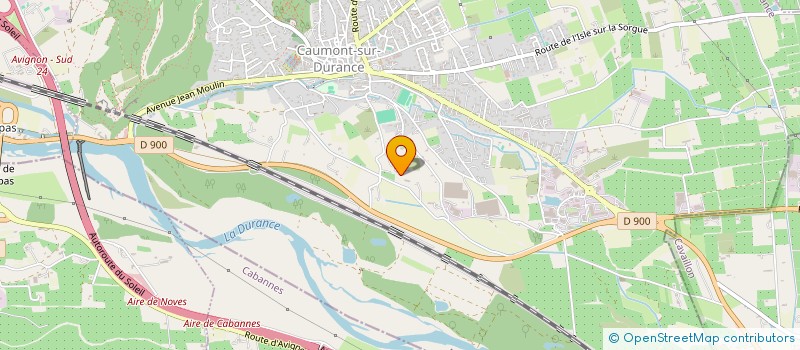 localisation de l'entreprise CONCEPT CONSTRUCTION RENOVATION  CAUMONT-SUR-DURANCE