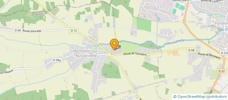 localisation de l'entreprise CONCEPT CONSTRUCTIONS  BONREPOS-SUR-AUSSONNELLE