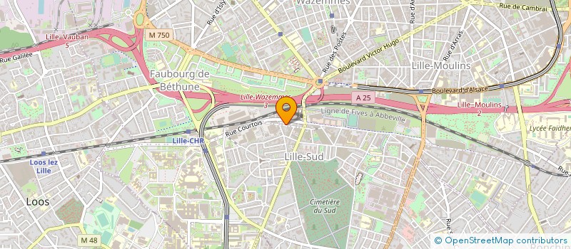 localisation de l'entreprise CONCEPT CONTROL SARL à LILLE