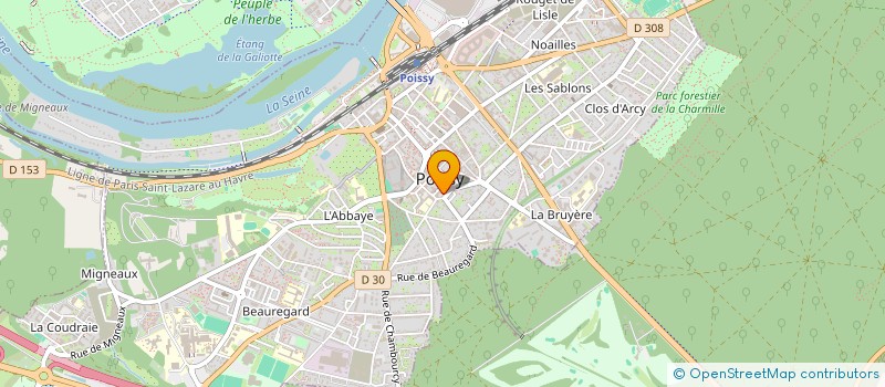 localisation de l'entreprise CONCEPT COUPES à POISSY
