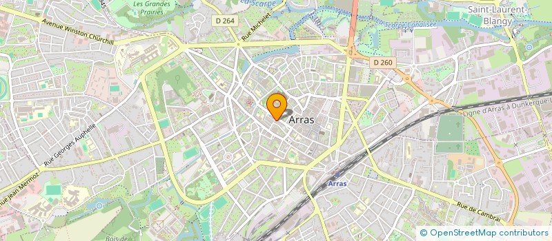 localisation de l'entreprise CONCEPT COUTURE à ARRAS