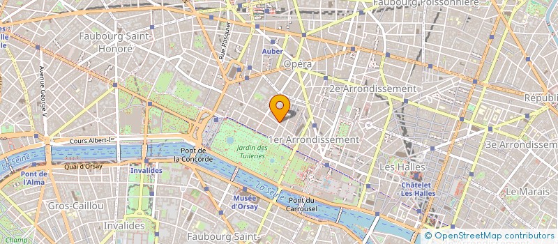 localisation de l'entreprise CONCEPT COUTURE VIKTORIA à PARIS