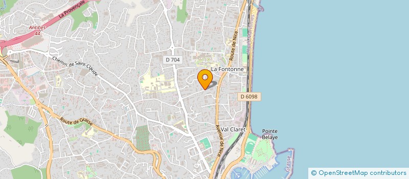 localisation de l'entreprise CONCEPT CRB à ANTIBES