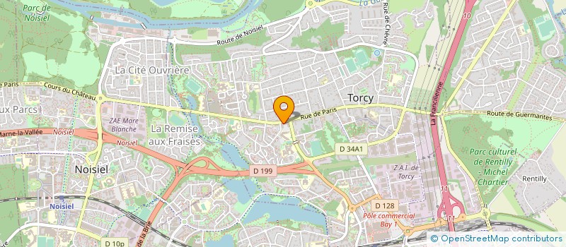 localisation de l'entreprise CONCEPT CREAT RESEAUX ENTR ELECTRON à TORCY