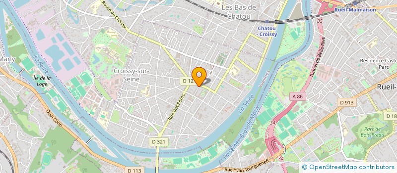 localisation de l'entreprise CONCEPT CREATIONS CADRES à CROISSY-SUR-SEINE