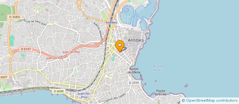localisation de l'entreprise CONCEPT CUISINE à ANTIBES