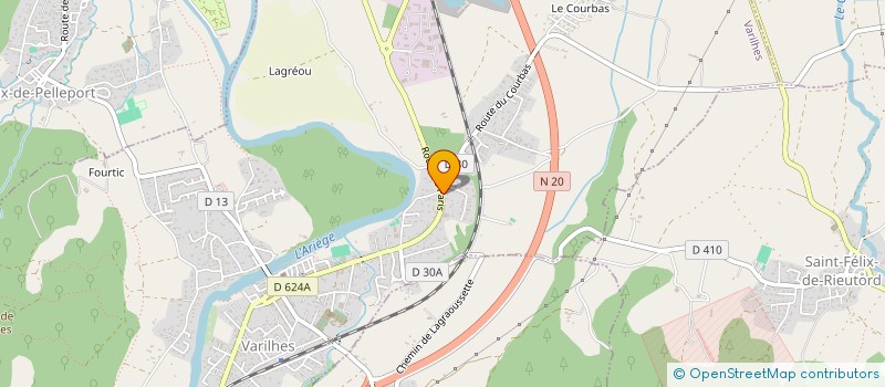 localisation de l'entreprise CONCEPT CUISINE à VARILHES