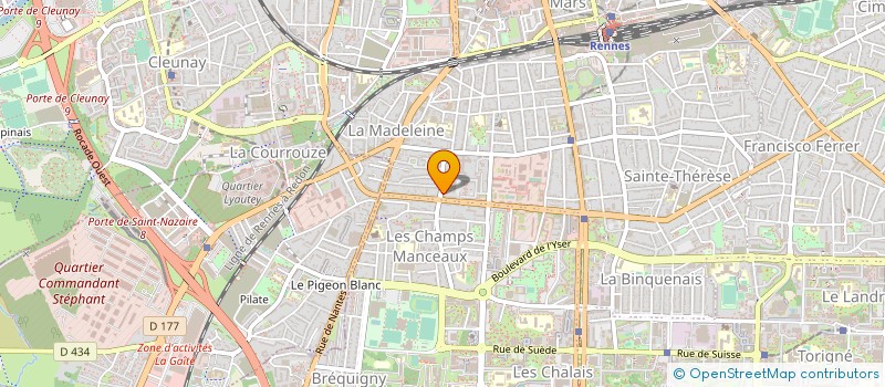 localisation de l'entreprise CONCEPT CUISINE INTALLATION à RENNES