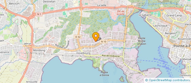 localisation de l'entreprise CONCEPT CUISINES à BAIE-MAHAULT