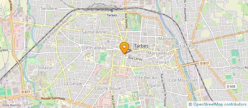 localisation de l'entreprise CONCEPT CUISINES  TARBES
