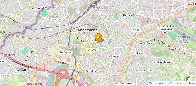 localisation de l'entreprise CONCEPT CUISINES & BAINS à ANNEMASSE
